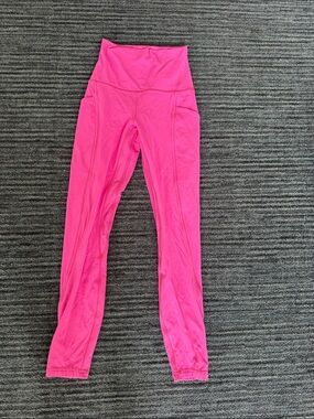 lululemon athletica High-Rise Hot Pink Leggings